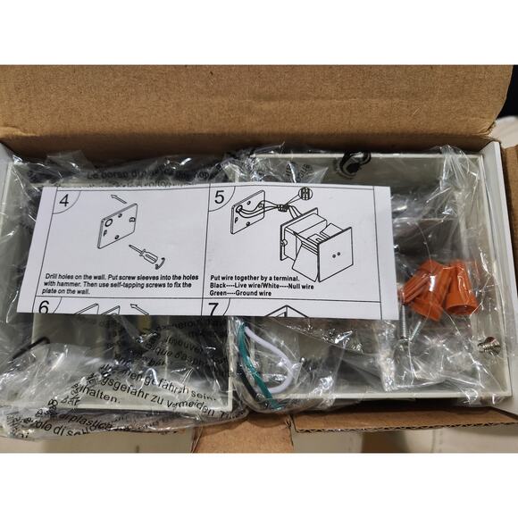 Set of 2 Modern White Outdoor Wall Sconces – LED, Waterproof, 12W - Picture 4 of 15